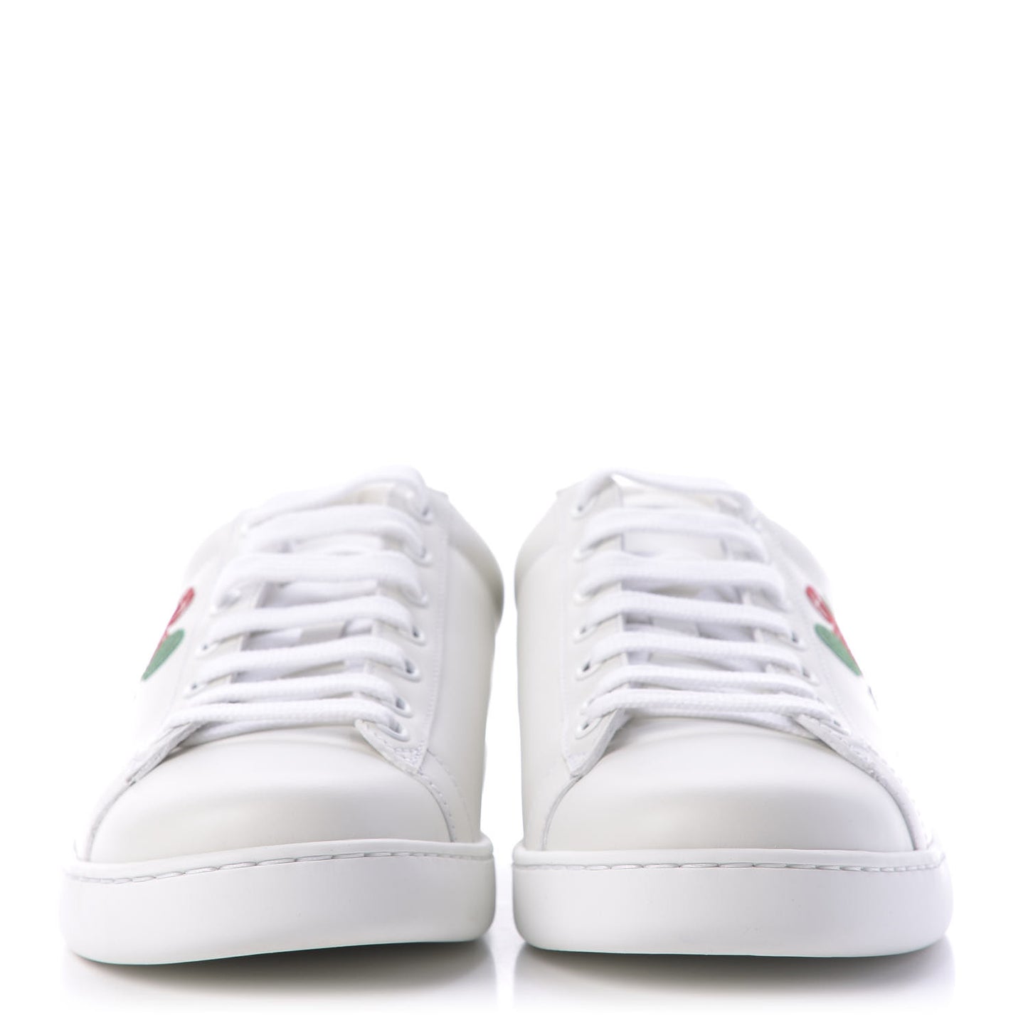 Calfskin Miro Soft Tennis Embroidered Womens Ace Sneakers 39.5 White Rio Blue
