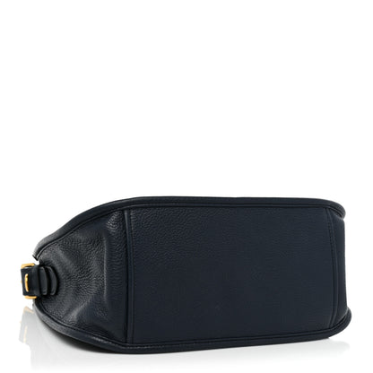 Prada Vitello Daino Hobo Messenger Bag Baltico 3 of 10