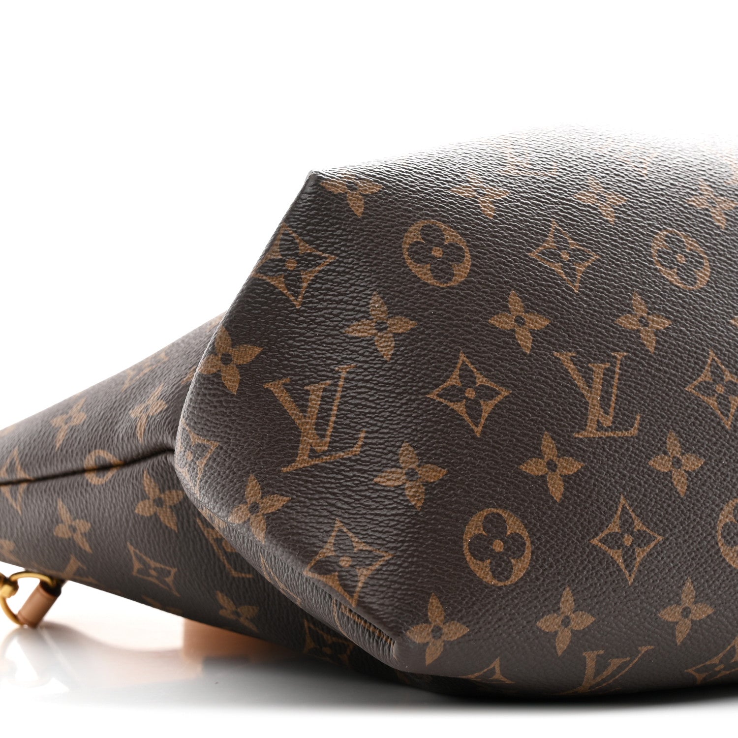 Louis Vuitton Monogram Flower Zipped Tote MM Beige 1814286