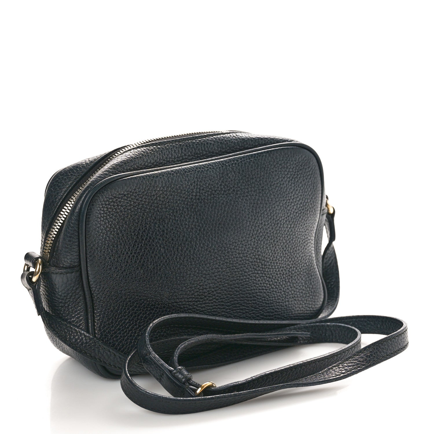 Gucci Pebbled Calfskin Small Soho Disco Bag Black 2 of 17