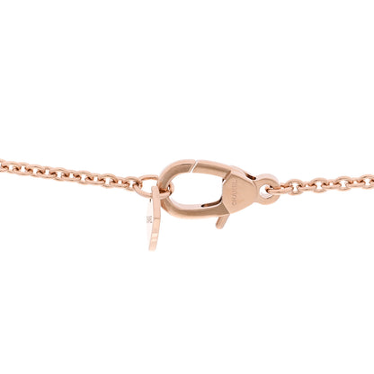 Chanel 18K Beige Gold Diamond Coco Crush C Necklace 5 of 6