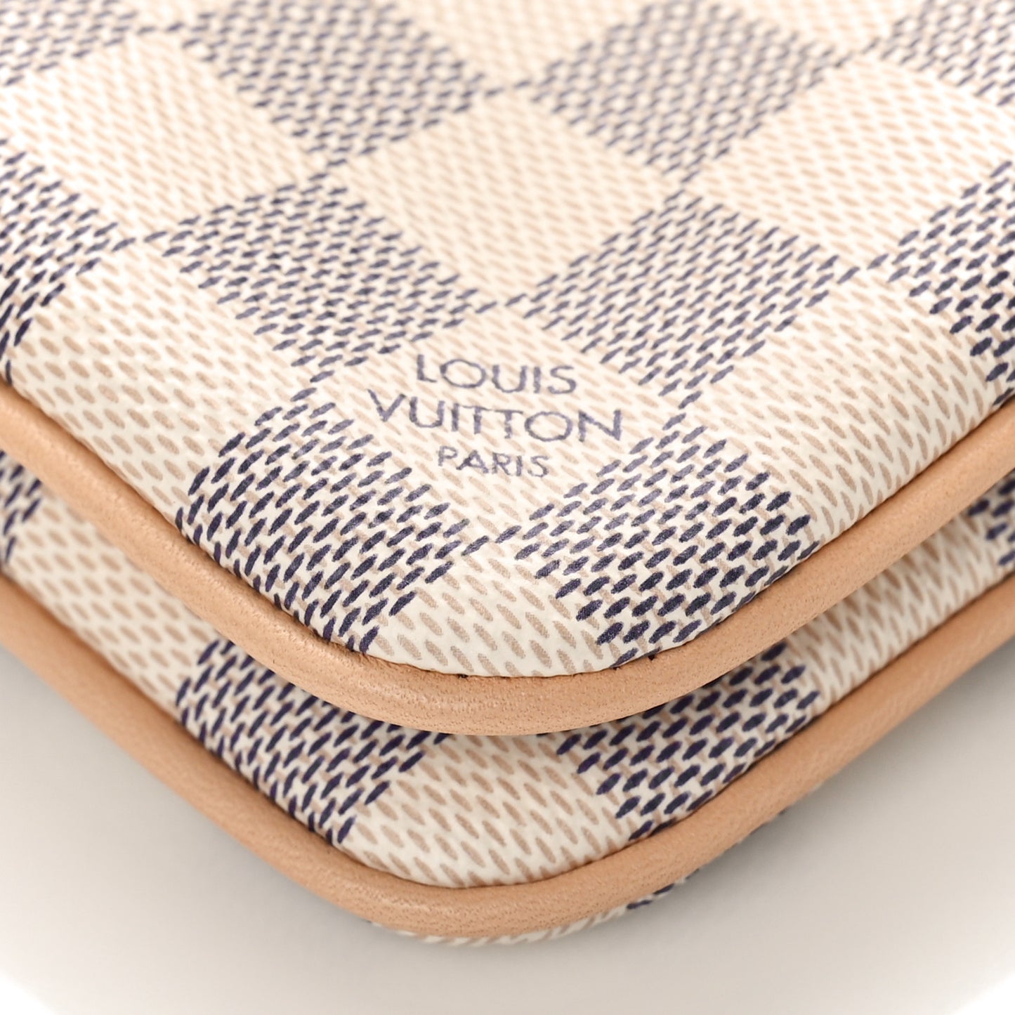 Damier Azur Double Zip Pochette