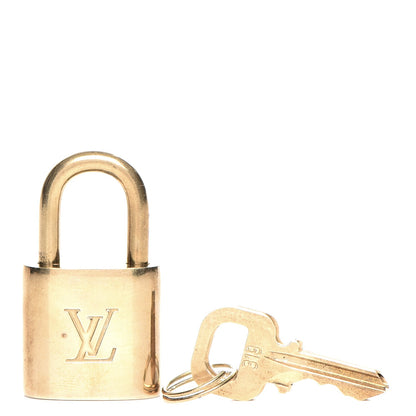 Louis Vuitton Brass Lock and 2 Keys Set #319 1 of 5