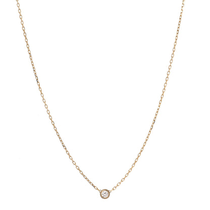 Cartier 18K Yellow Gold Diamond SM D'Amour Pendant Necklace 1 of 5