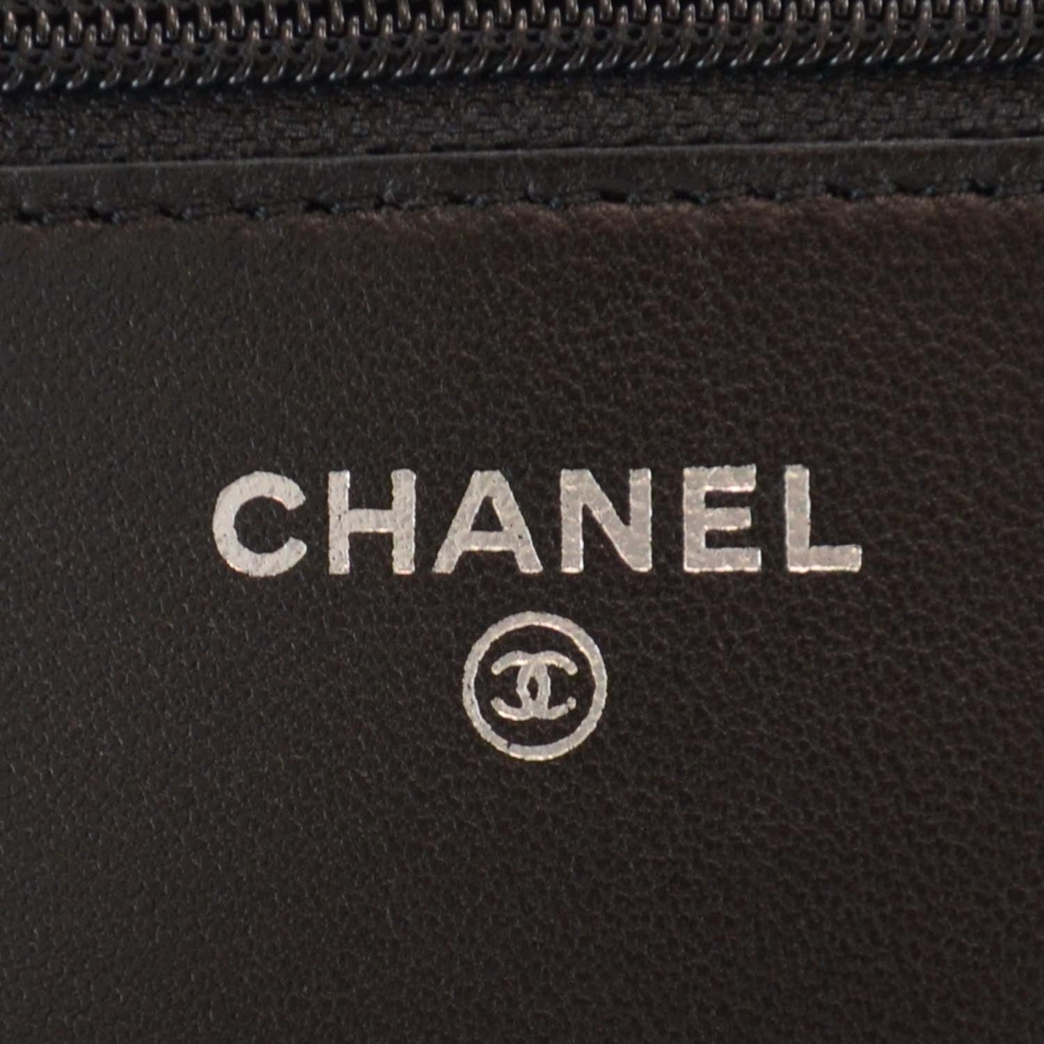 Chanel Lambskin Quilted Wallet On Chain Black 5 of 8