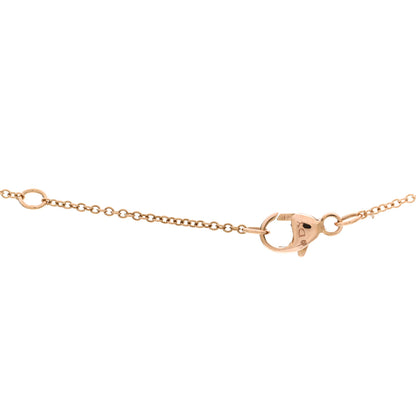 David Yurman 18K Rose Gold Diamond Morganite 7mm Petite Chatelaine Pendant Necklace 4 of 4
