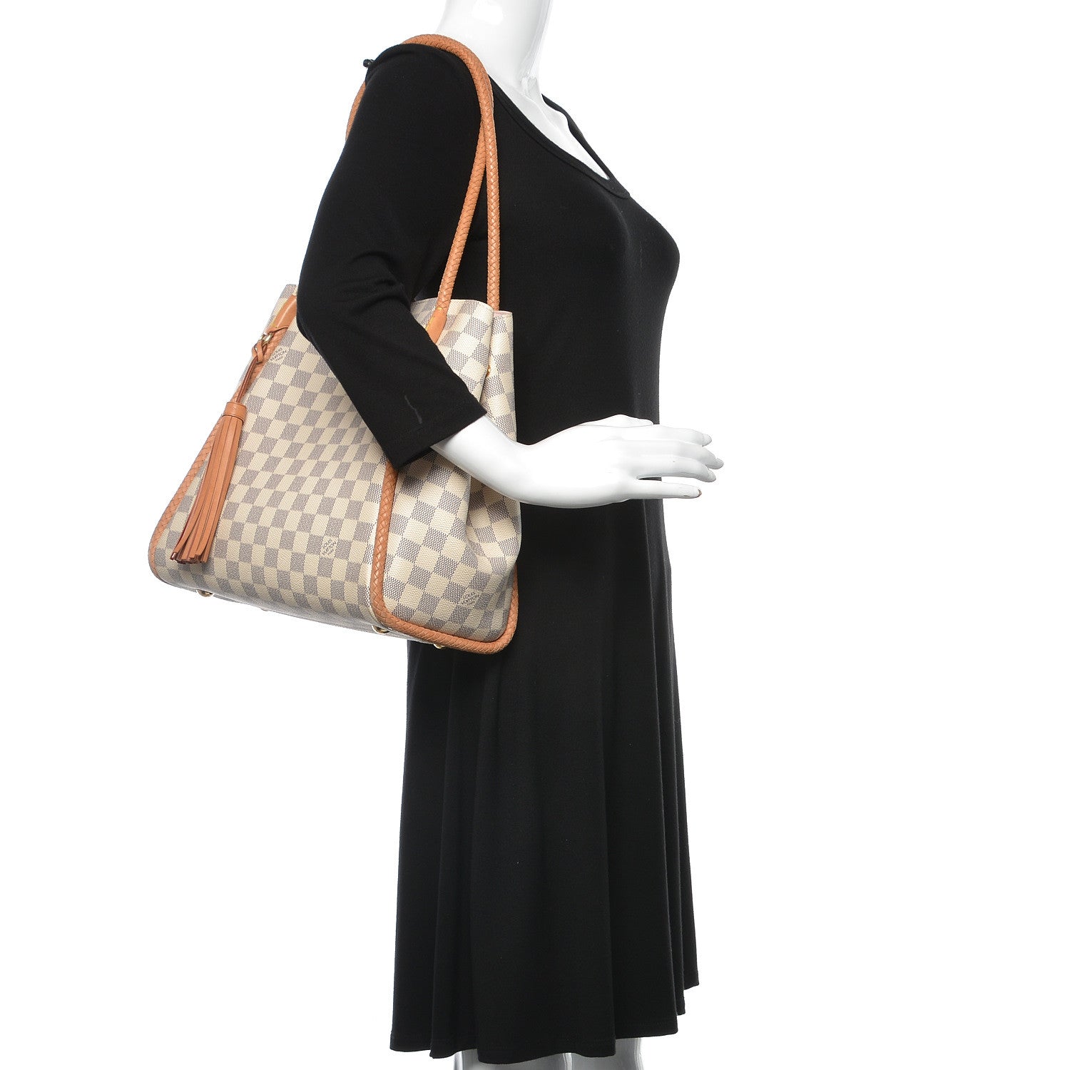 Louis Vuitton Damier Azur Propriano Rose Ballerine 2 of 9