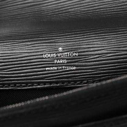 Louis Vuitton Epi Neo Belaia Clutch Black 6 of 12