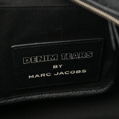 Marc Jacobs x Denim Tears Grained Calfskin Medium The Tote Bag Black 6 of 10