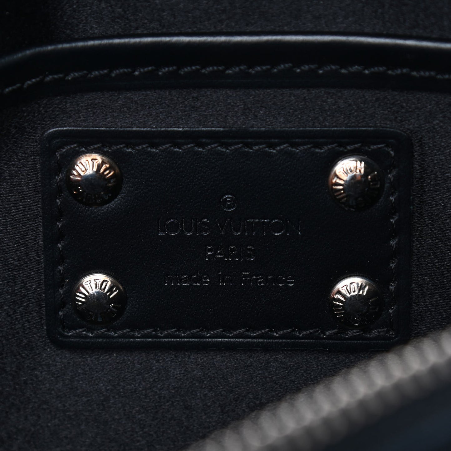 Satin Mini Monogram Conte De Fees Pochette Black