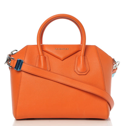 Givenchy Sugar Goatskin Small Antigona Orange 1 of 11