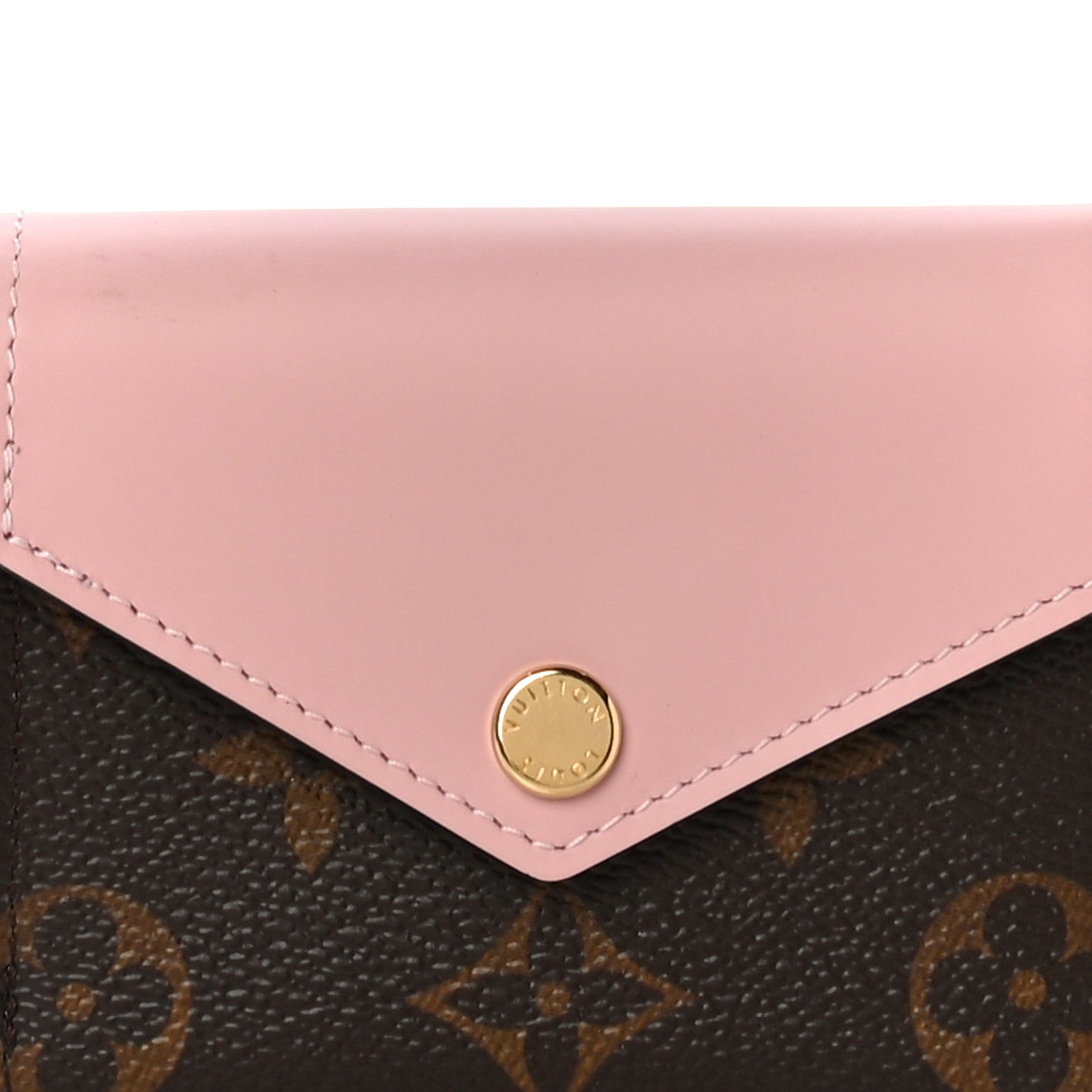 Louis Vuitton Monogram Zoe Wallet Rose Ballerine 7 of 10