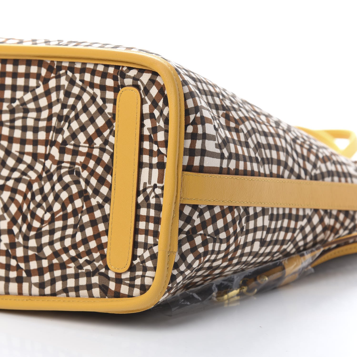 MCM Visetos Medium Liz Reversible Shopper Tote Cognac Yellow 14 of 14