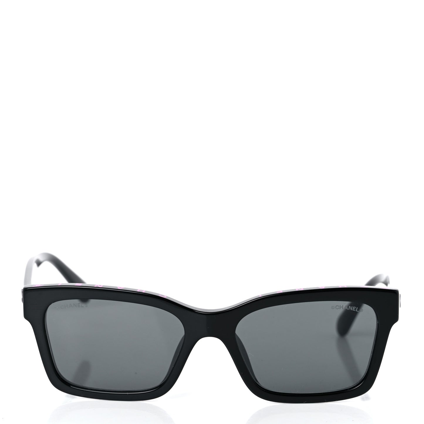 Acetate Polarized Square Sunglasses 5417-A Black