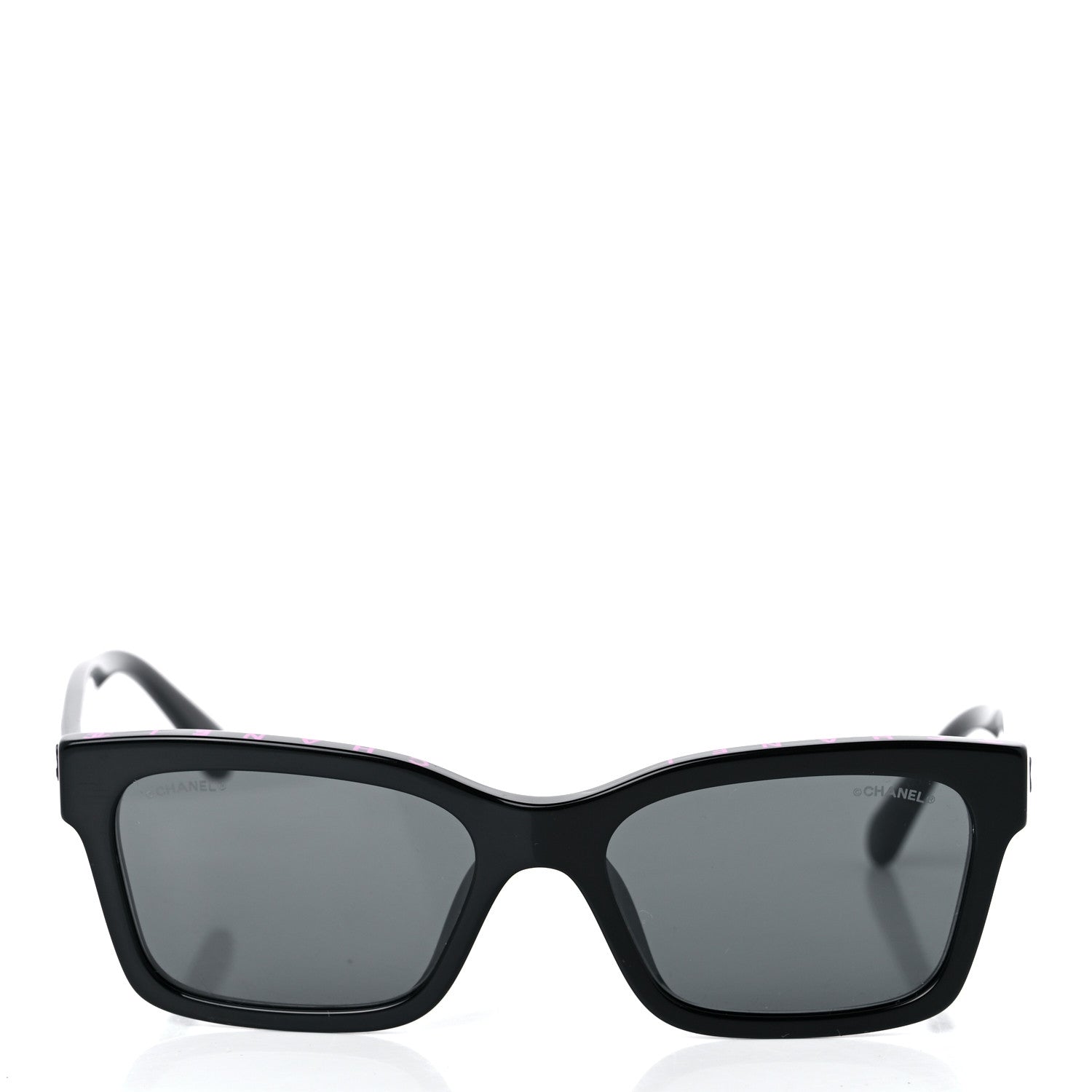 Chanel Acetate Polarized Square Sunglasses 5417-A Black 4 of 10