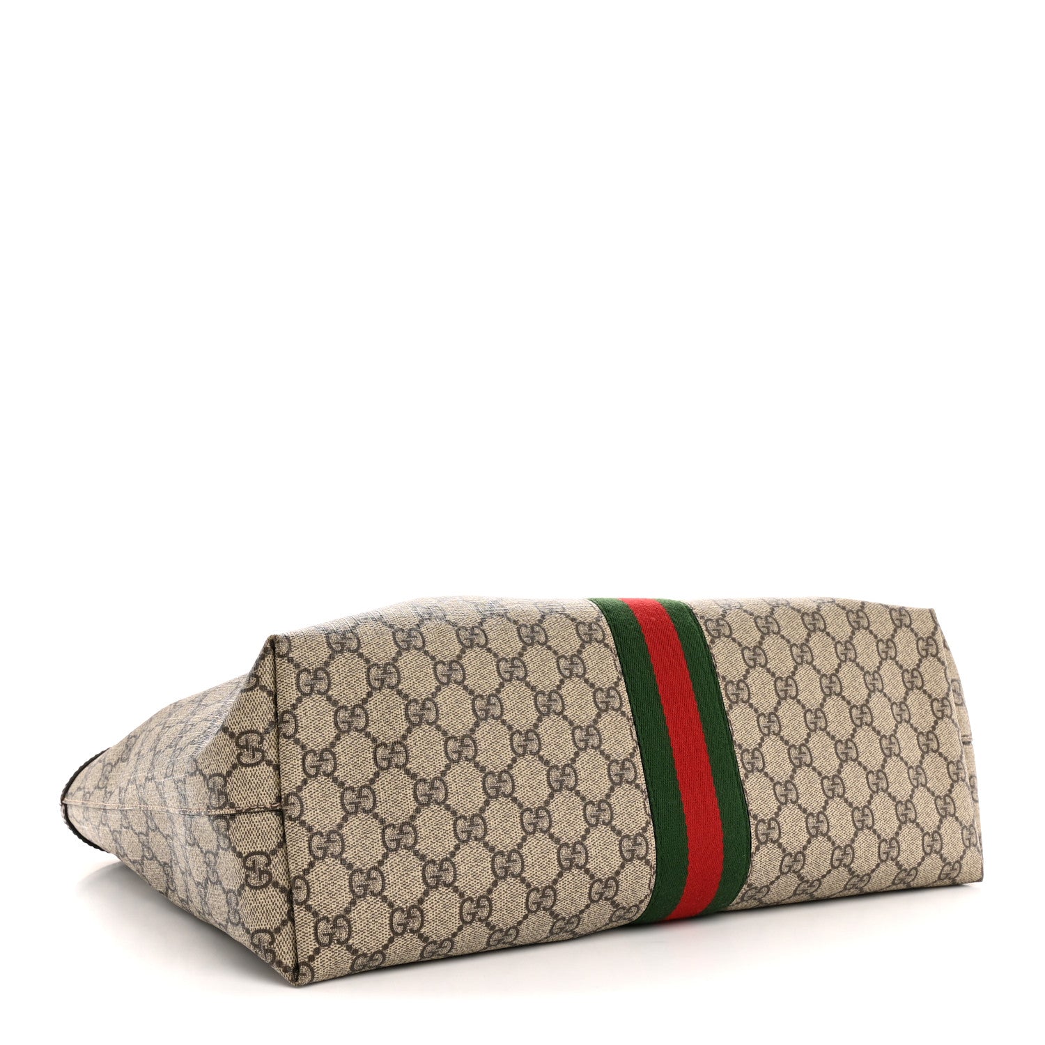 Gucci GG Supreme Monogram Medium Ophidia Shopping Tote Brown 4 of 10