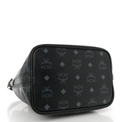 MCM Visetos Essential Drawstring Bucket Bag Black 4 of 11