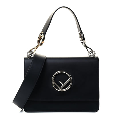 Fendi Vitello Century Opaco F is Fendi Kan I Shoulder Bag Black 1 of 4