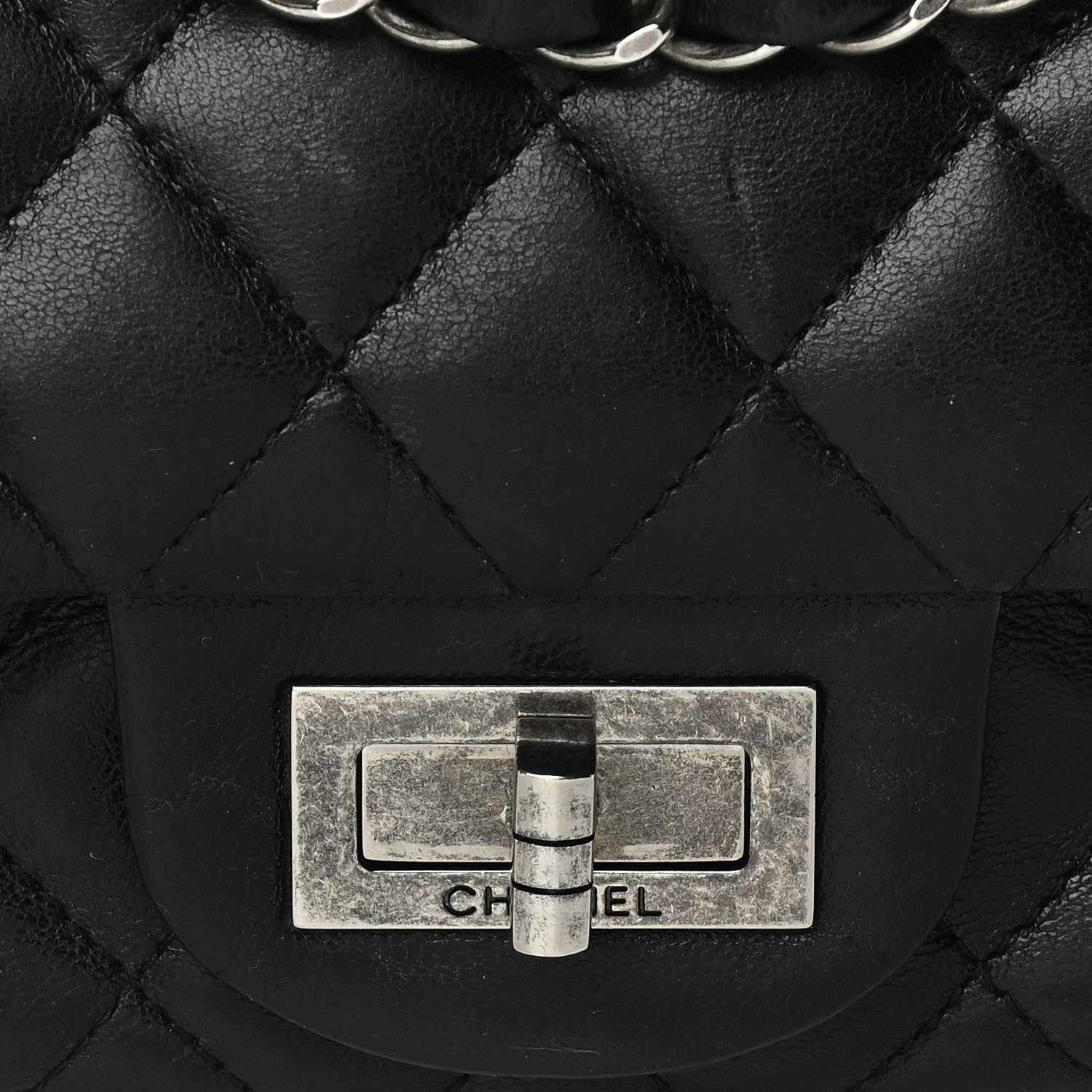 Chanel Lambskin Quilted Medium Hybrid Reissue Flap Black 8 of 13