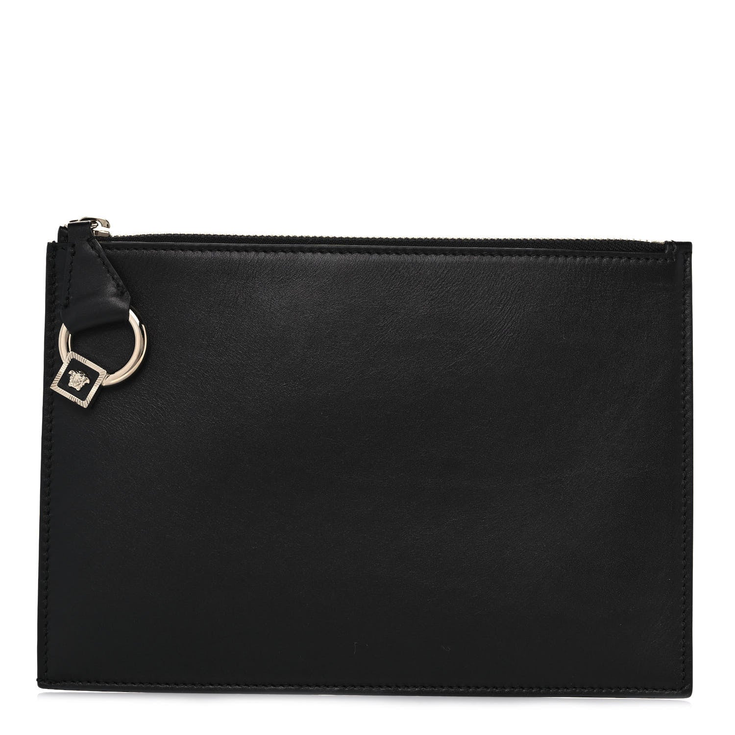 Versace Calfskin Pouch Black 1 of 12