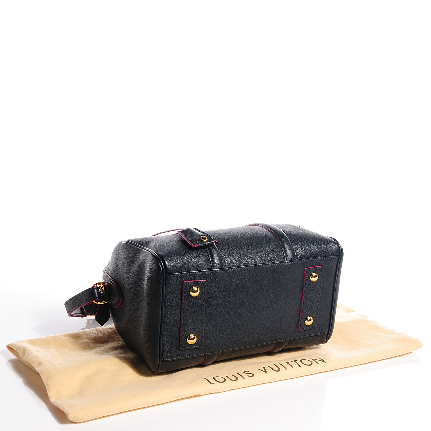 Louis Vuitton Veau Cachemire SC Bag PM Cobalt Fuchsia 4 of 8