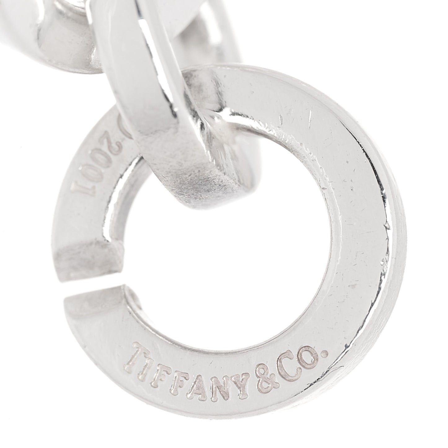 Sterling Silver 18K Yellow Gold Circle Link Bracelet