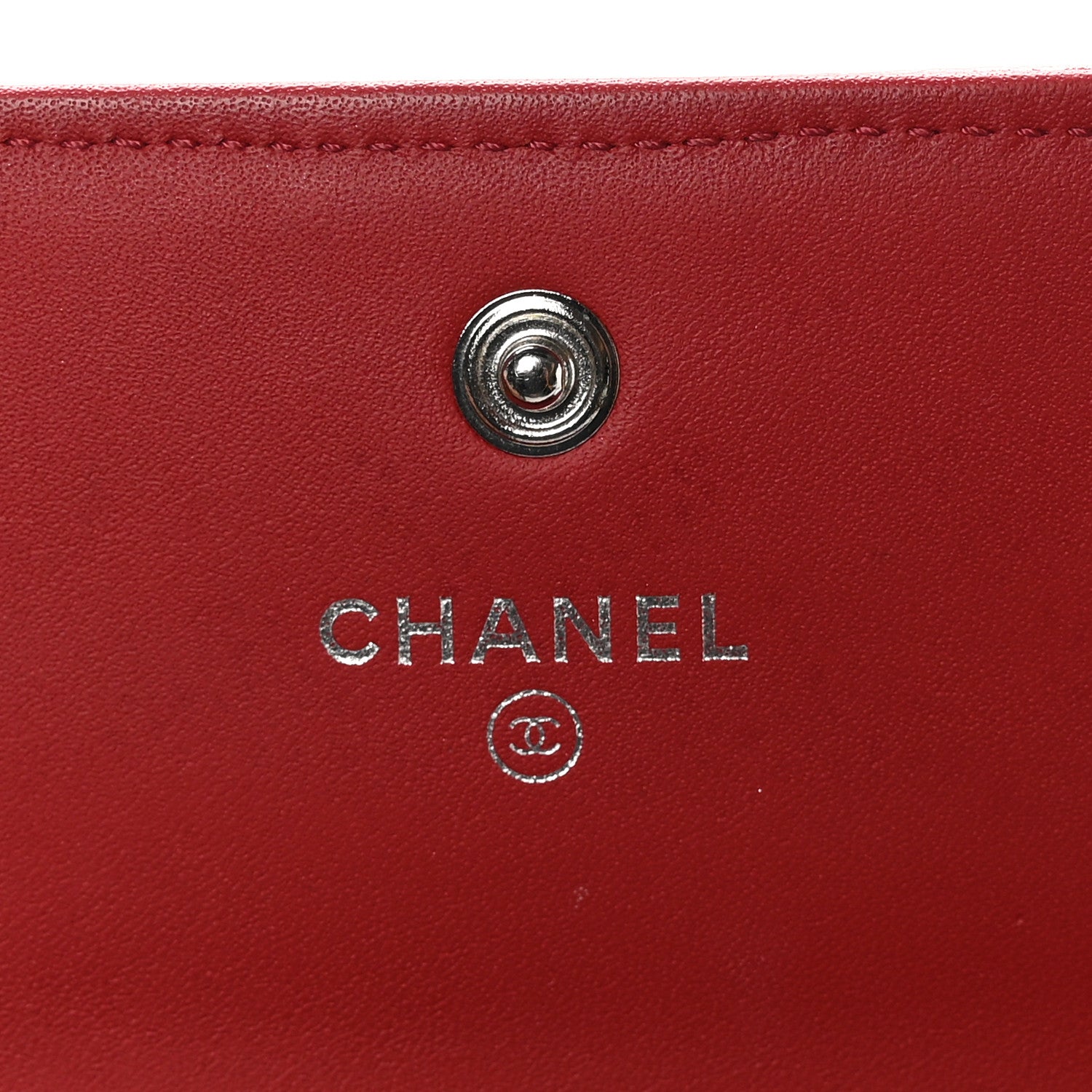 Chanel Caviar Quilted Medium Boy Flap Wallet Red 6 of 9