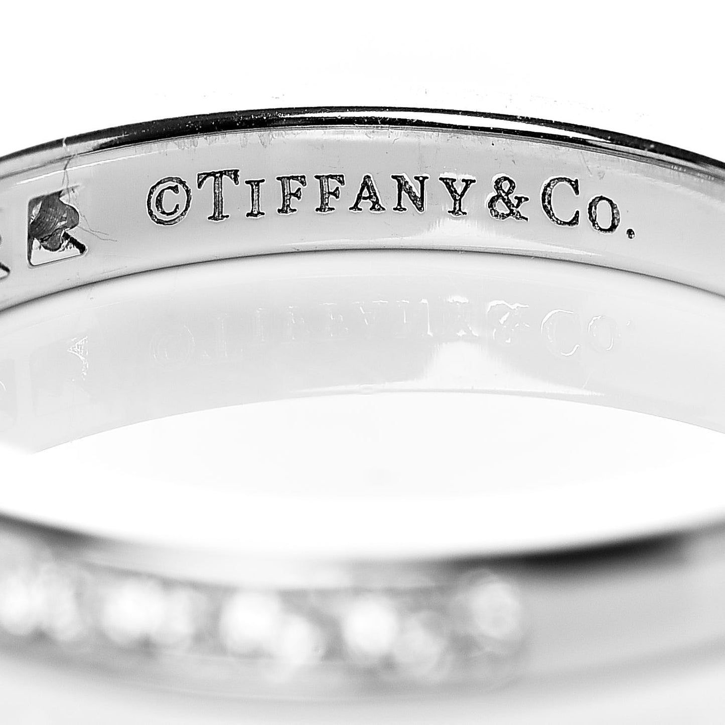 Platinum Diamond .26ctw Half Circle Wedding Band Ring 49 5