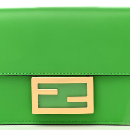 Fendi Vitello King Mini Flat Baguette Tomatillo 8 of 12