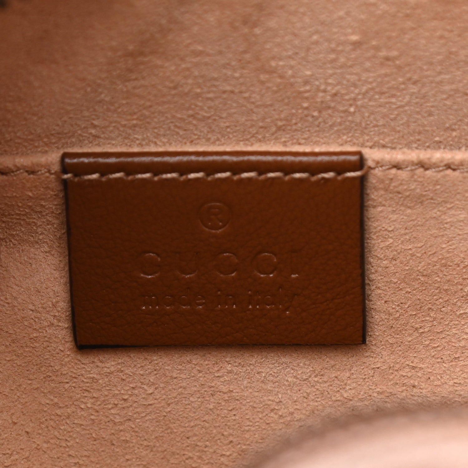 Gucci Glazed Calfskin Matelasse Diagonal Mini GG Marmont Chain Shoulder Bag Cuir 8 of 10