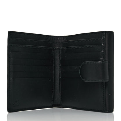 Gucci GG Supreme Monogram Pearl Studded French Wallet Black 5 of 13
