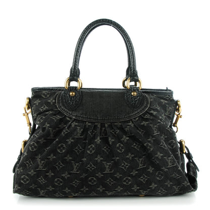 Louis Vuitton Denim Neo Cabby MM Black 1 of 7