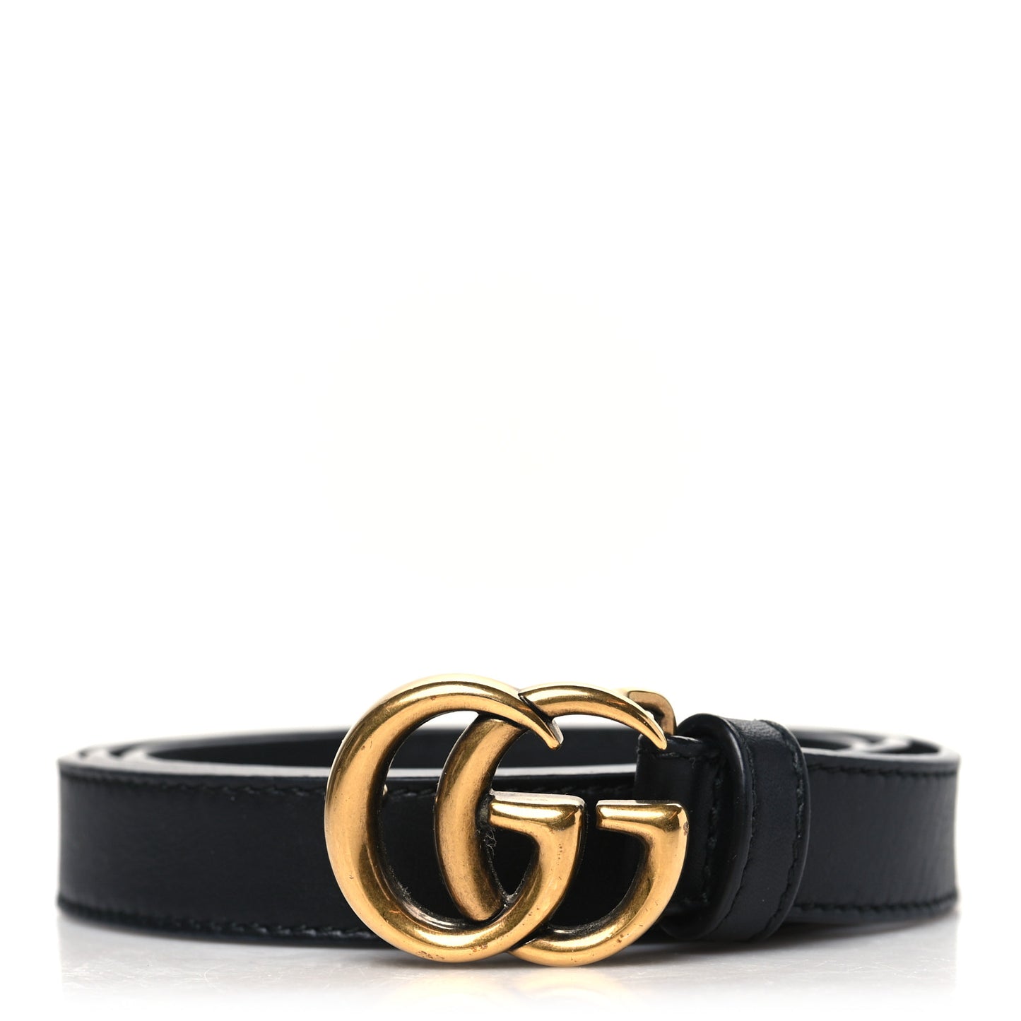 Calfskin Double G 20mm Belt 85 34 Black