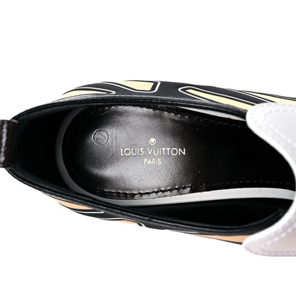 Louis Vuitton Calfskin Swift Loafers 39 Black White 7 of 8