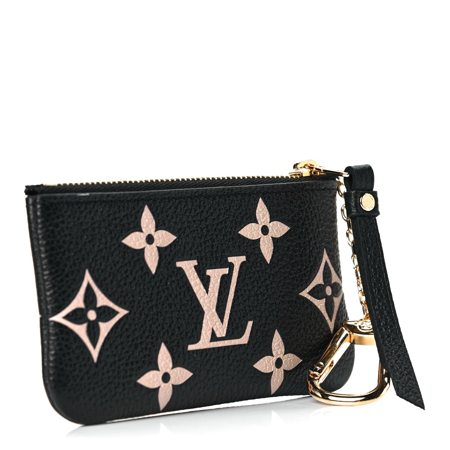 Louis Vuitton Empreinte Monogram Giant Key Pouch Black Beige 3 of 8