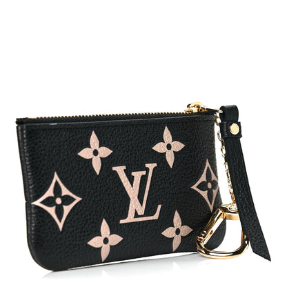 Louis Vuitton Empreinte Monogram Giant Key Pouch Black Beige 3 of 8