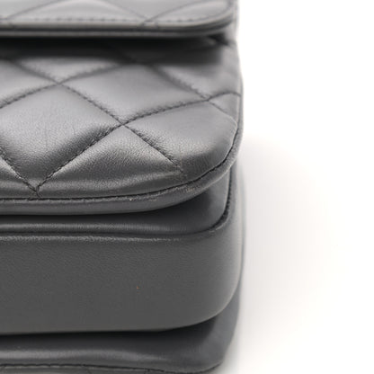 Chanel Lambskin Quilted Small Trendy CC Dual Handle Flap Bag Dark Grey 10 of 14