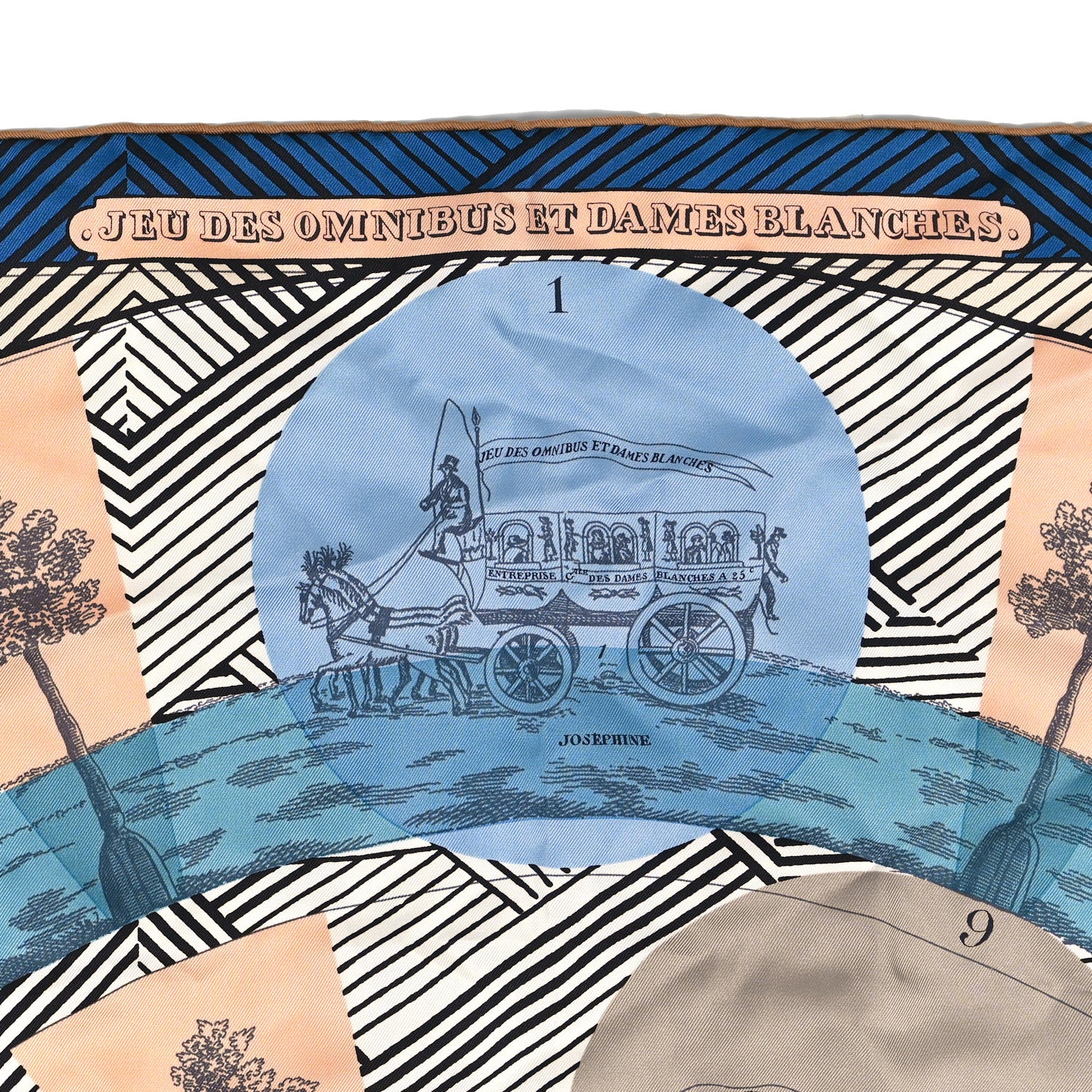 Hermes Silk Jeu Des Omnibus Remix Scarf 90 4 of 4