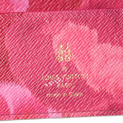 Louis Vuitton Monogram Articles de Voyage Ikat Insolite Wallet Rose Indien 6 of 7