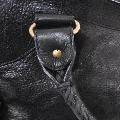 Balenciaga Agneau Rose Gold Hardware Giant City Black 7 of 10