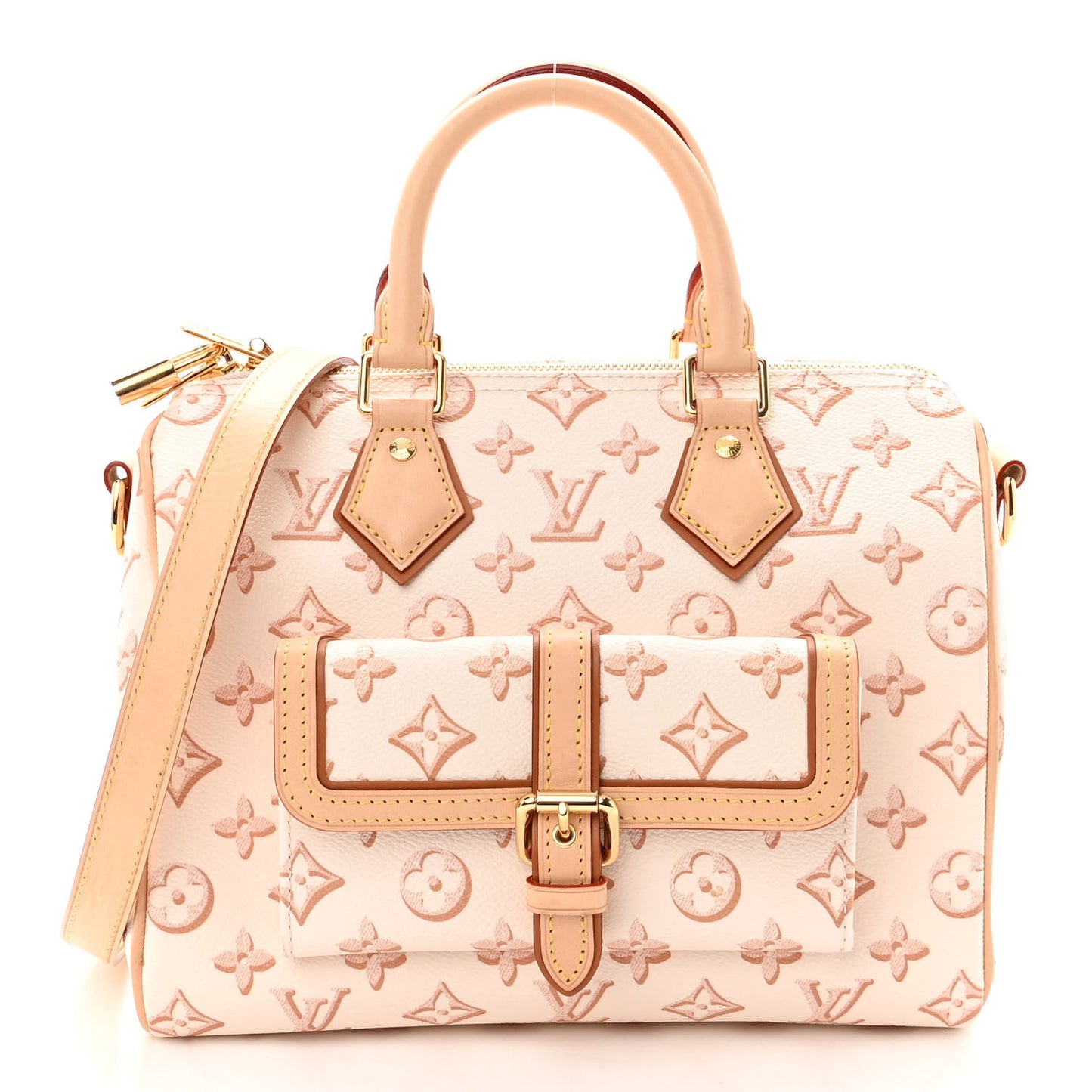 Monogram Fall for You Speedy Bandouliere 25 Beige Clair