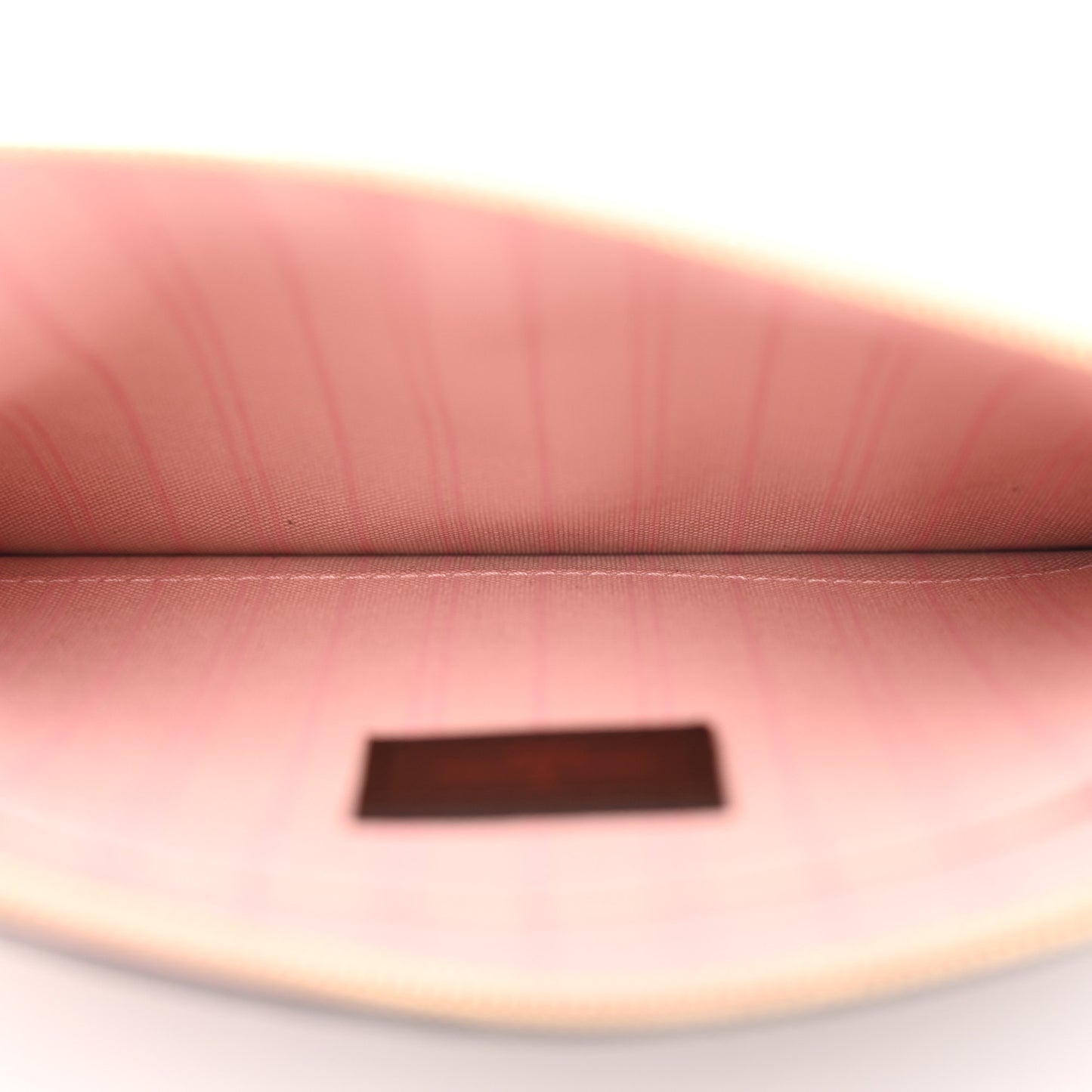 Damier Ebene Neverfull MM GM Pochette Rose Ballerine