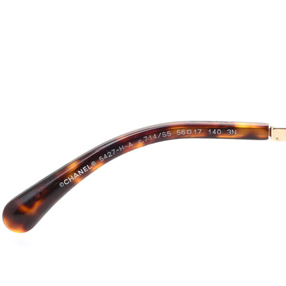 Chanel Pearl Square Sunglasses 5427-H-A Tortoise 6 of 9