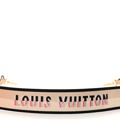 Louis Vuitton Jacquard Speedy Bandouliere 20 Shoulder Strap Black 3 of 5