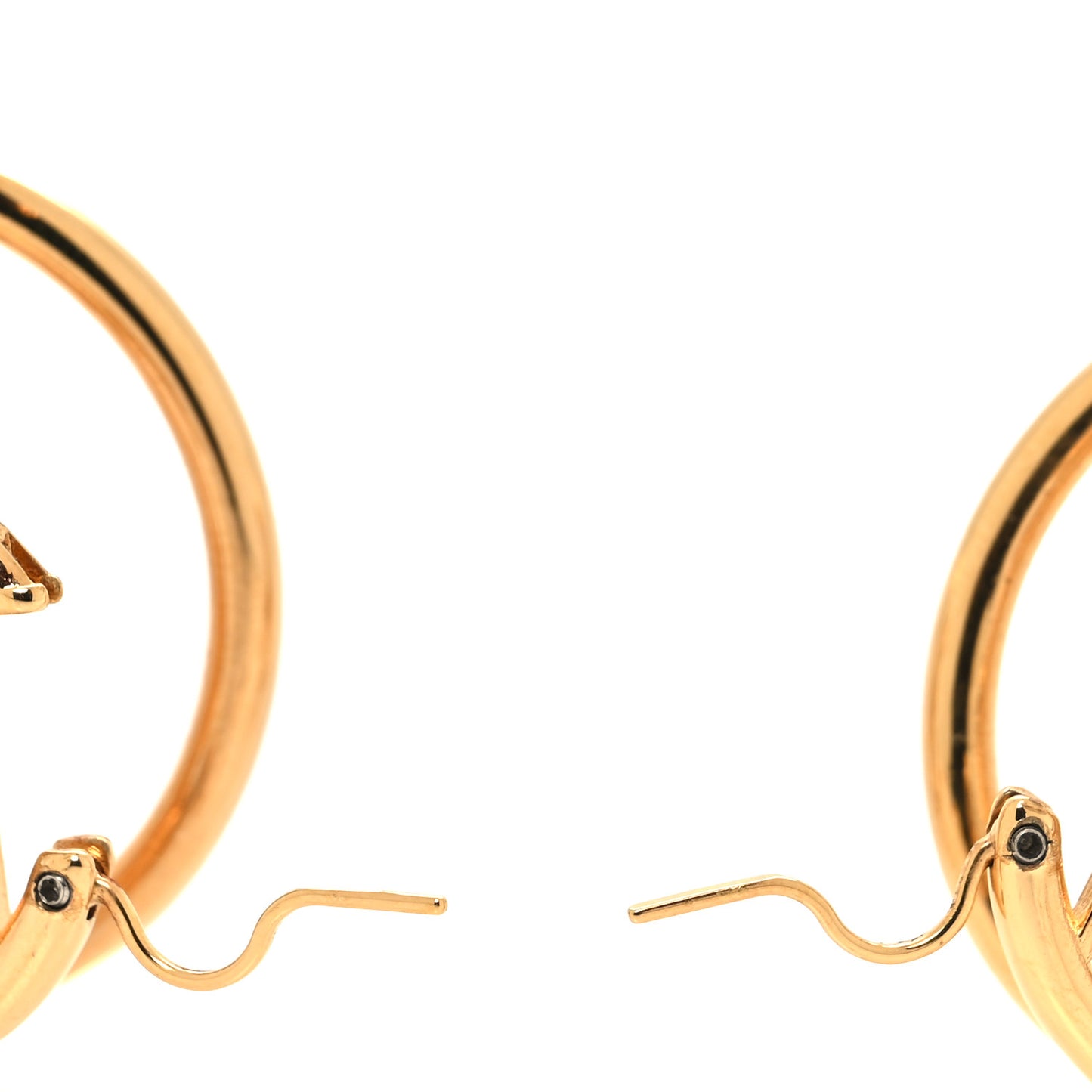Spiral Hoop Earrings Gold