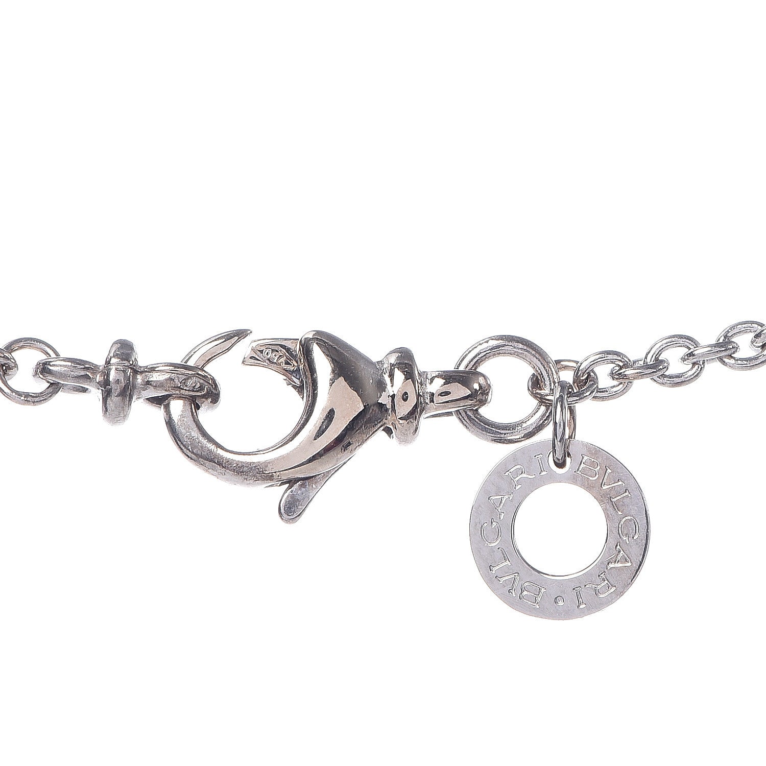 Bulgari 18K White Gold B.Zero1 Pendant Necklace 5 of 6