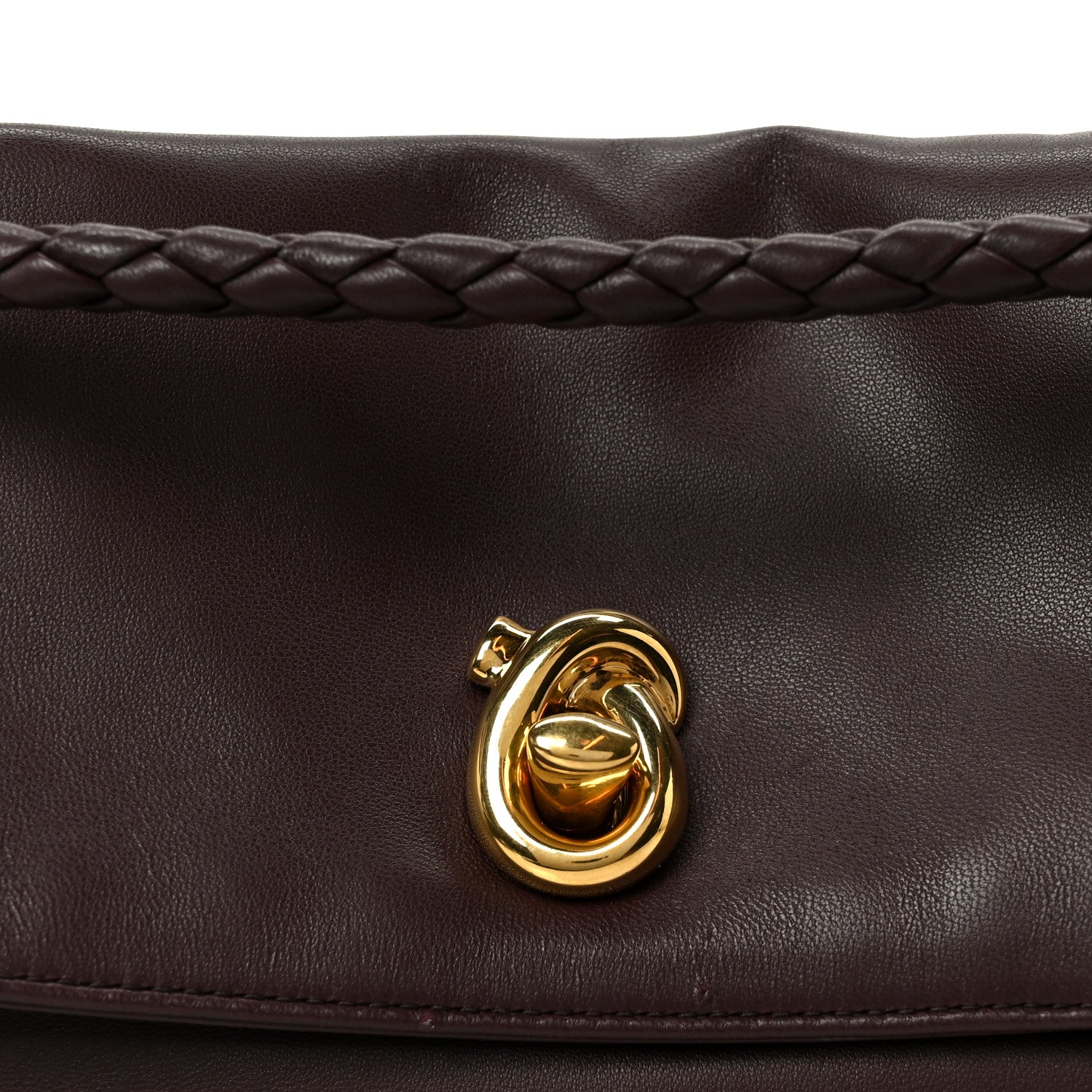 Bottega Veneta Lambskin Madison Dark Barolo 9 of 12