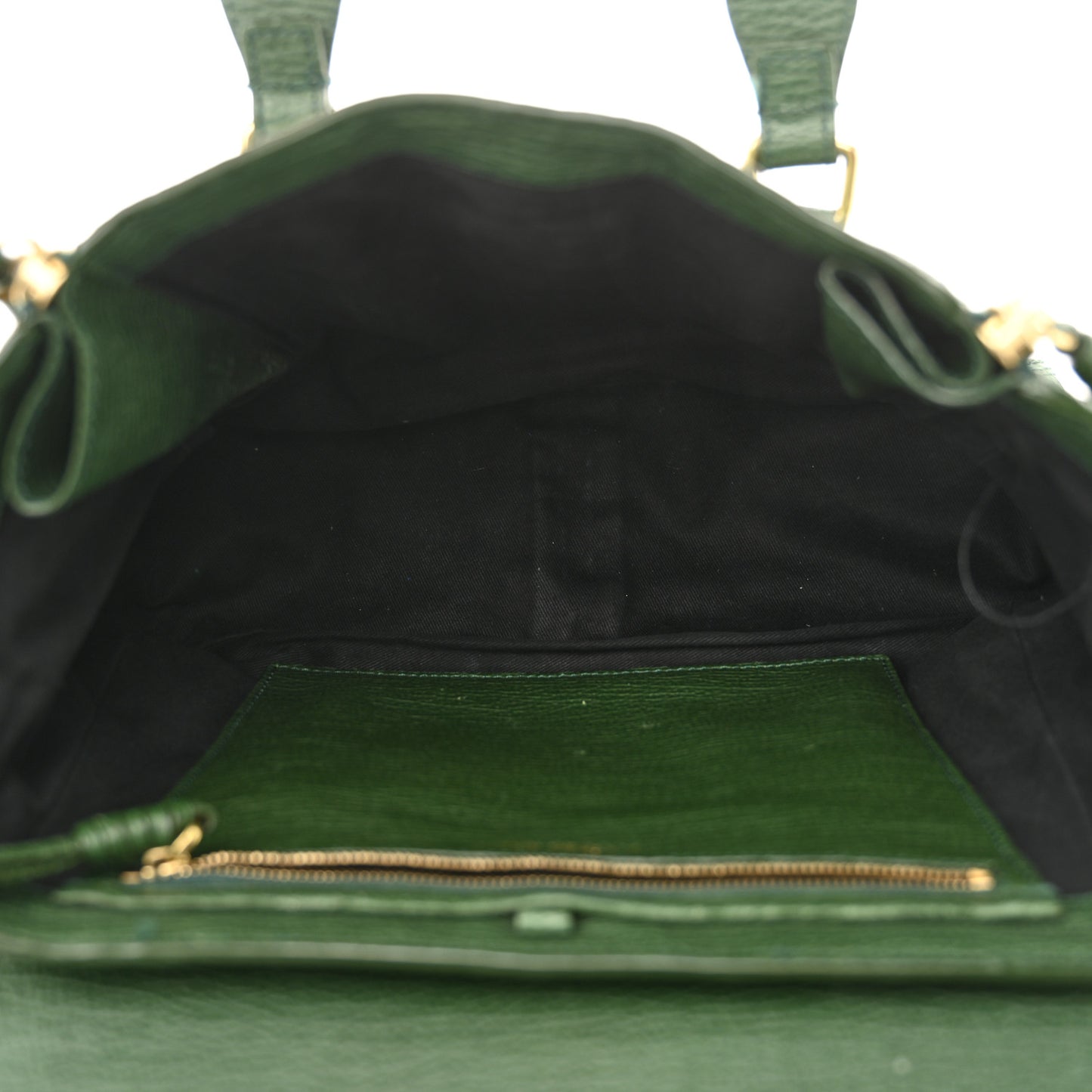 Textured Calfskin Medium Pashli Satchel Jade