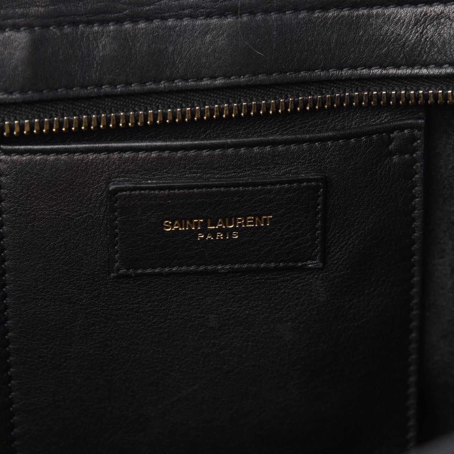 Calfskin Small Classic Y Cabas Navy Blue