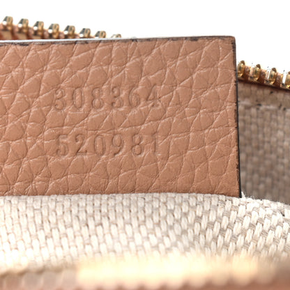 Gucci Pebbled Calfskin Small Soho Disco Bag Camelia 10 of 21